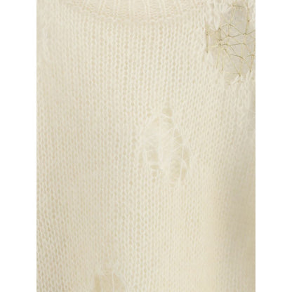 Fabiana Filippi Cream Mohair Sweatshirt