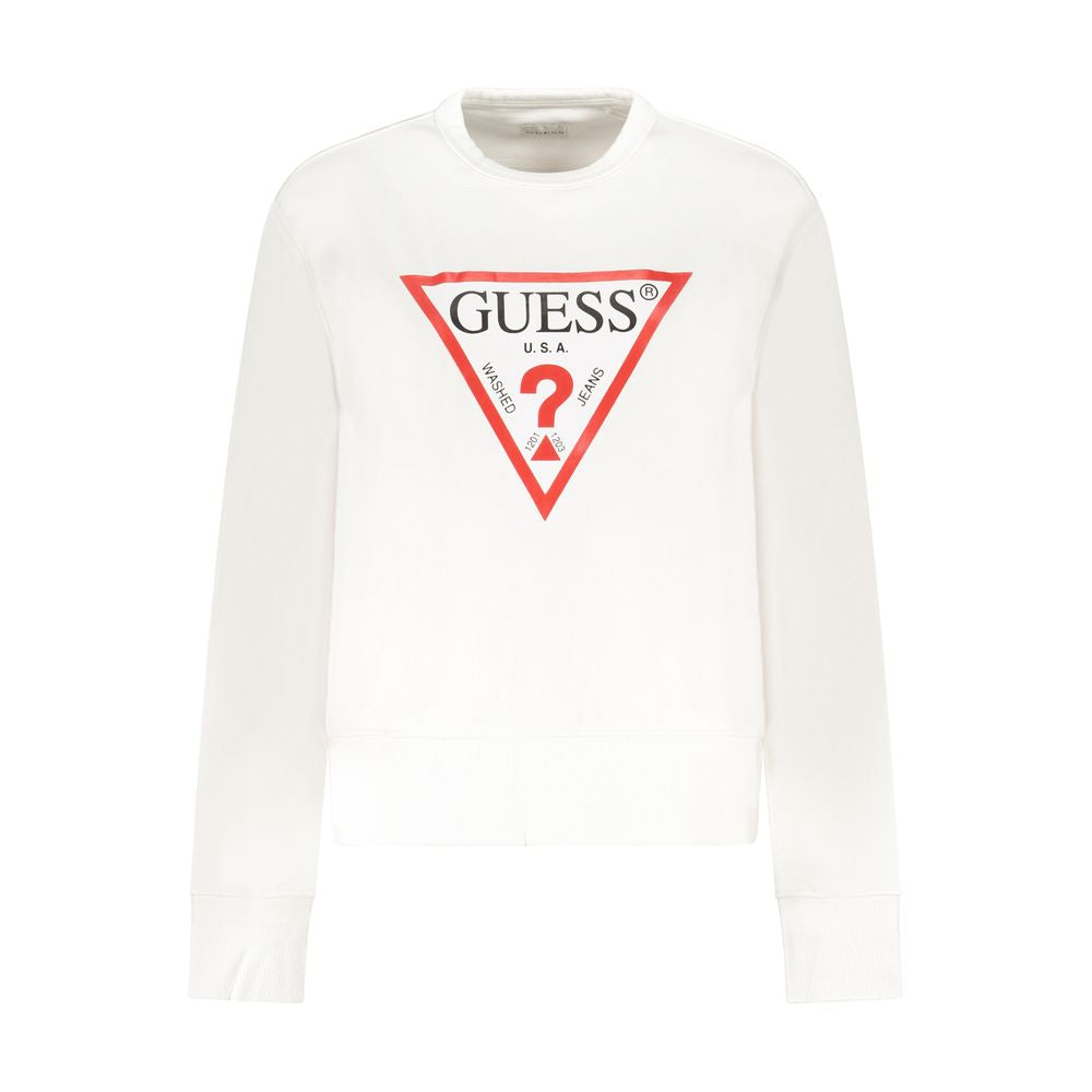 Guess Jeans White Cotton Women Sweater