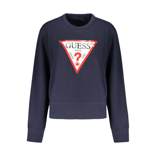 Guess Jeans Blue Cotton Women Sweater
