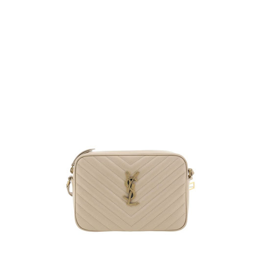 Saint Laurent Beige Calf Leather Bos Taurus Shoulder Bag