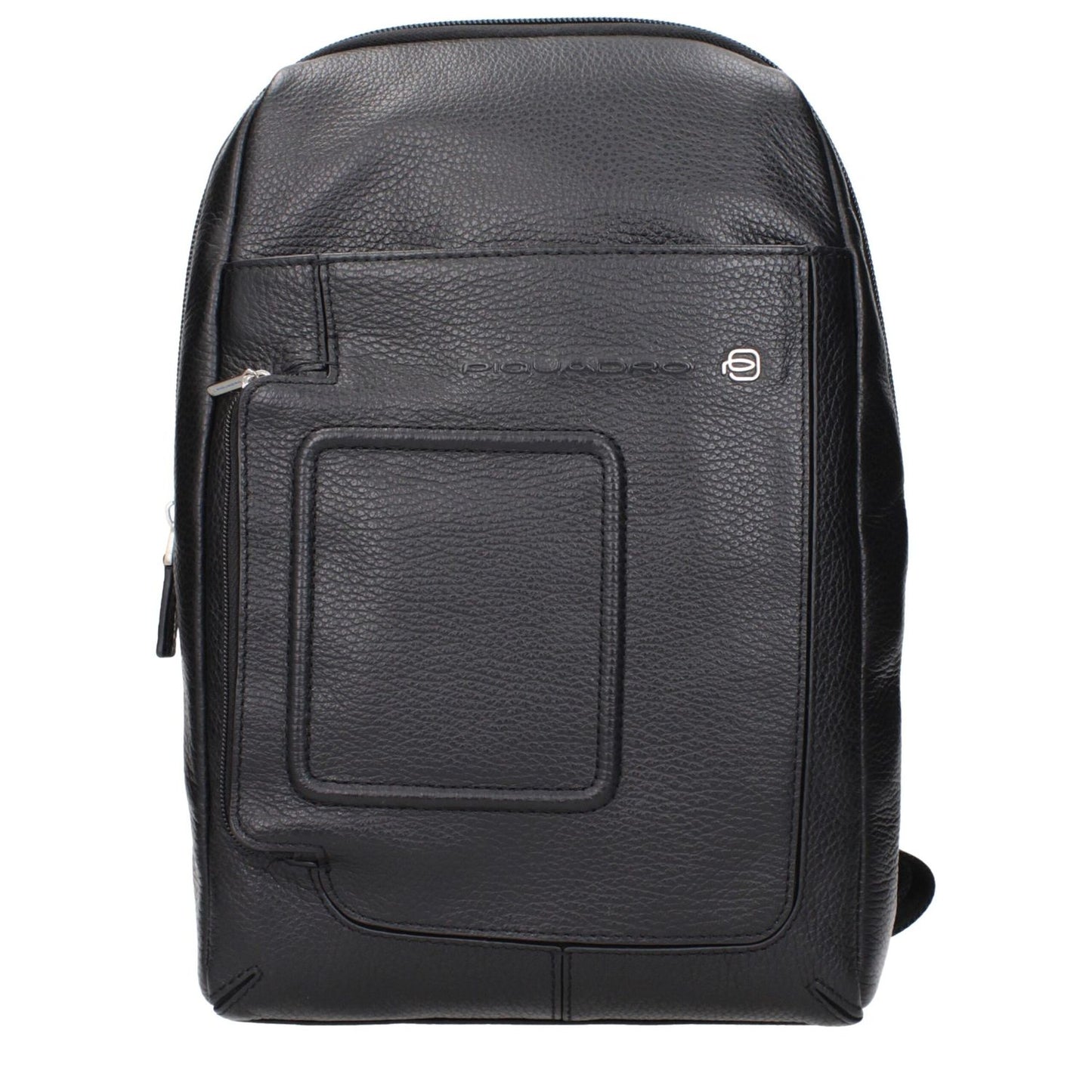 Piquadro Black Leather Crossbody Bag