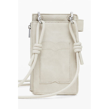 Desigual Beige Polyethylene Women Wallet with removable strap and card pocket, showcasing elegant design and functionality.