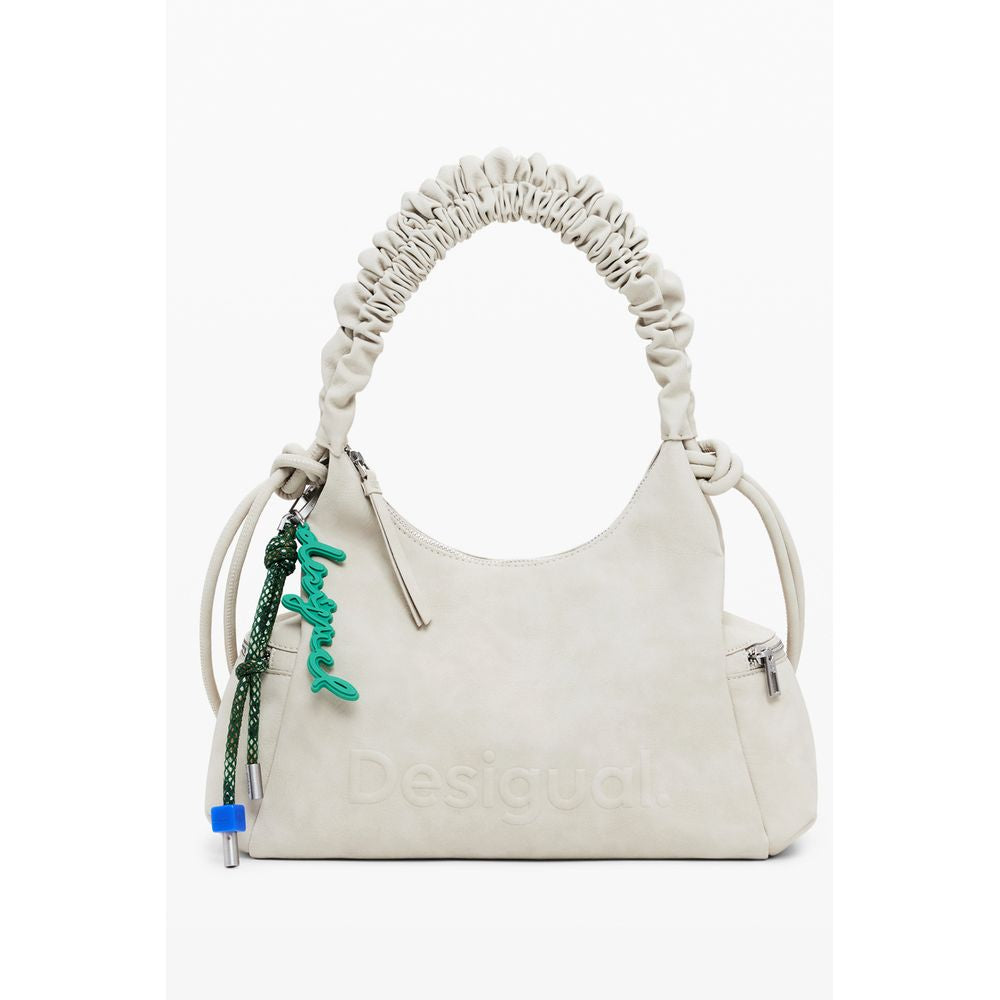 Desigual Beige Polyethylene Handbag