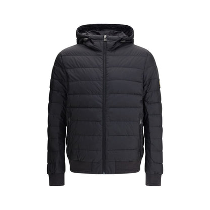 Belstaff Black Nylon Full-Length Jacket