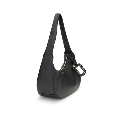 Ganni Black Recycled Polyester Shoulder Bag