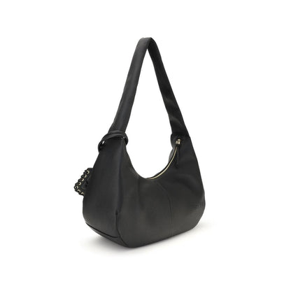 Ganni Black Recycled Polyester Shoulder Bag