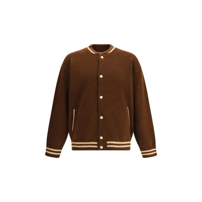 Laneus Brown Cashmere Bomber