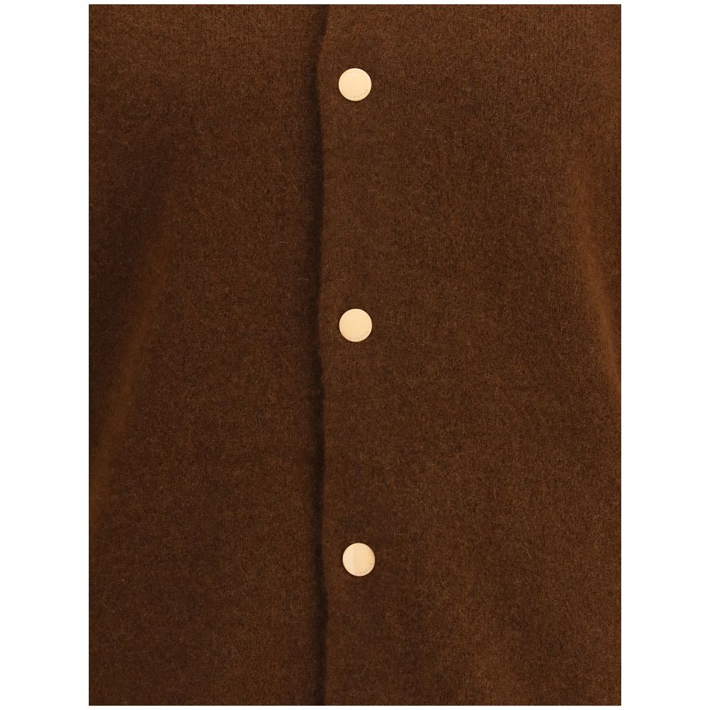Laneus Brown Cashmere Bomber