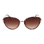 Maje Brown Women Sunglass with full-rim acetate cat-eye frame and gradient brown lenses, UV protection, includes branded case.