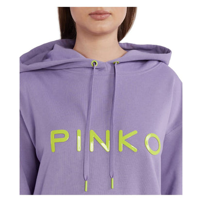 PINKO Purple Cotton Women Sweater
