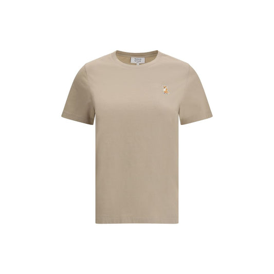 Maison Kitsuné Beige Cotton T-Shirt
