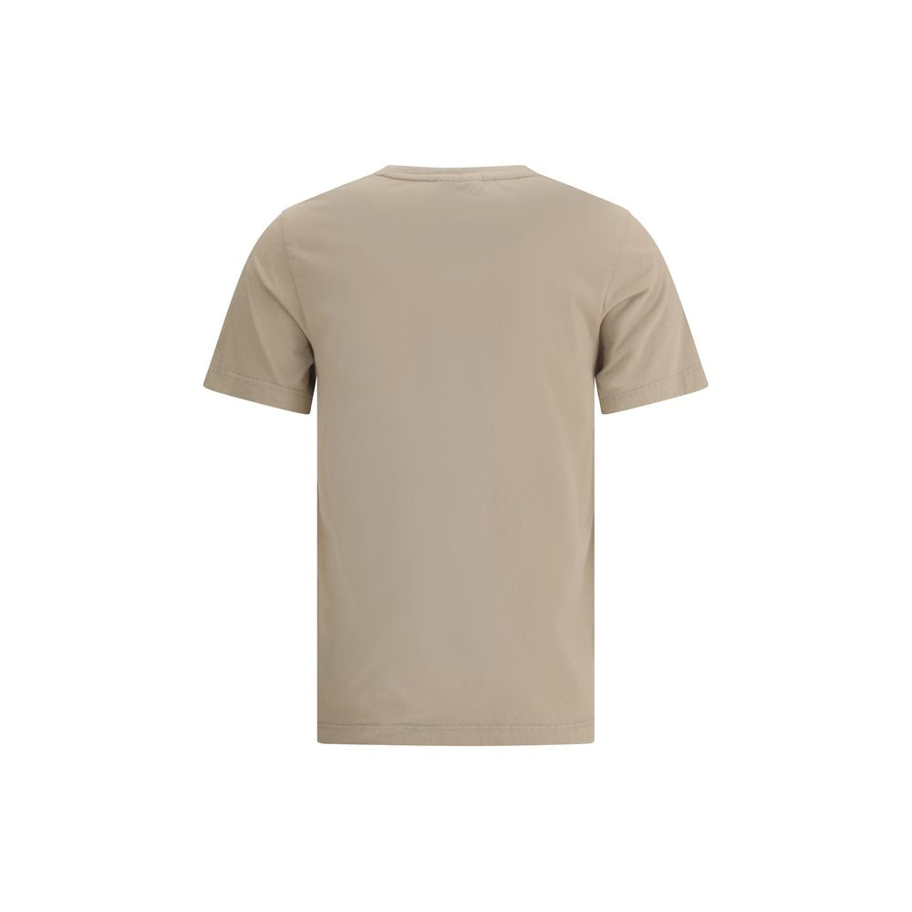 Maison Kitsuné Beige Cotton T-Shirt