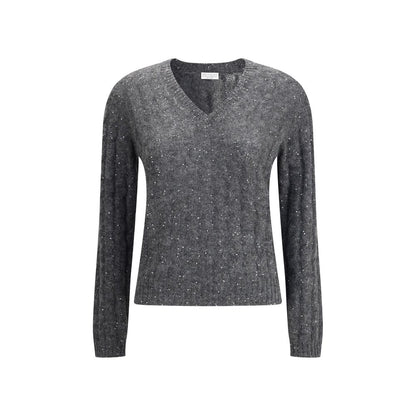 Brunello Cucinelli Gray Mohair Sweatshirt