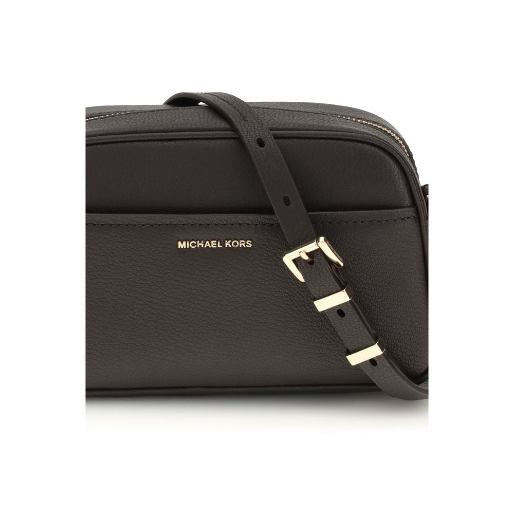 Front view with bag zipped and handles upright.
