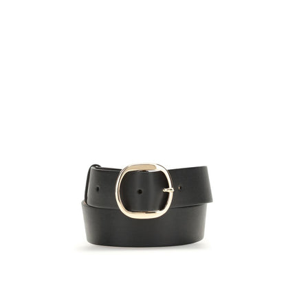 Gabriela Hearst Black Leather Regular Belt