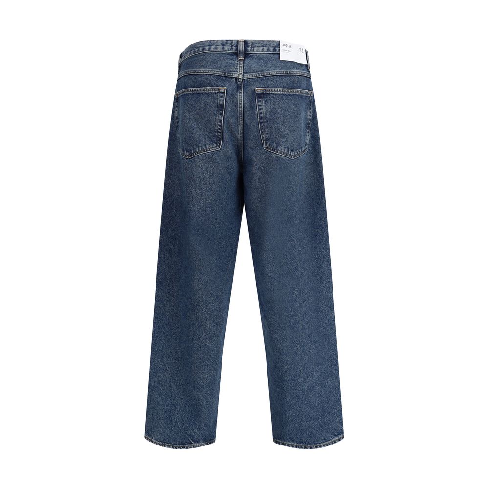 Agolde Blue Cotton Jeans Denim