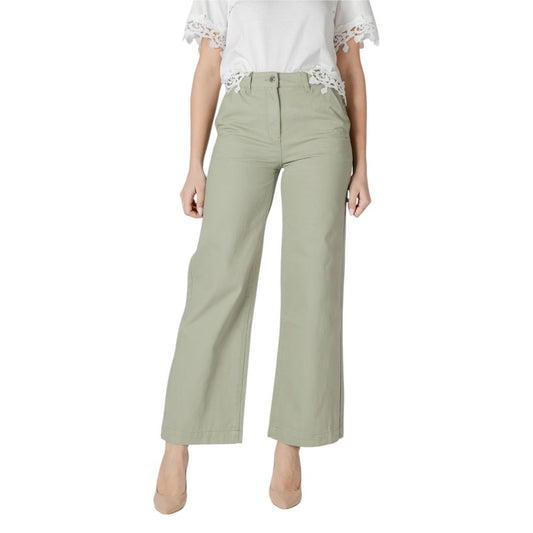 Morgan De Toi Bicolor Cotton Relaxed Fit Jeans