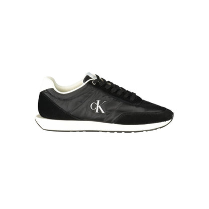 Calvin Klein Black Polyester Men Sneaker 1728,67403481248,Athletic - Sneakers - Shoes,Black,Calvin Klein,EU41/US8,EU42/US9,EU43/US10,EU44/US11,EU45/US12,Men,New with tags,Shoes,Sneakers - Shoes