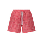 North Sails Red Polyester Swimwear with patterned design, elastic waist, laces, and pockets