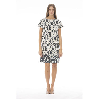 Baldinini Trend White Cotton Dress