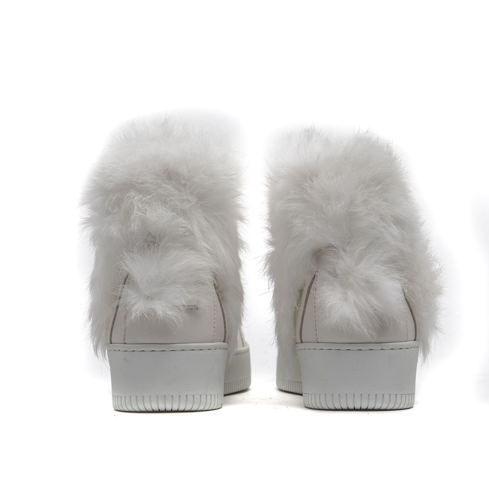 Mr&Mrs Italy White Cotton Sneaker