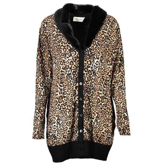 Blugirl Black Viscosa Women Cardigan