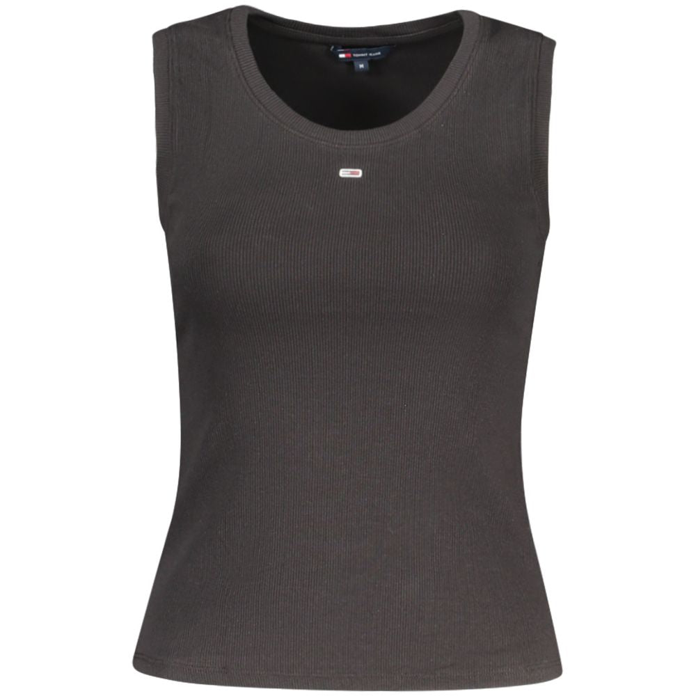 Tommy Hilfiger Black Cotton Tank Top