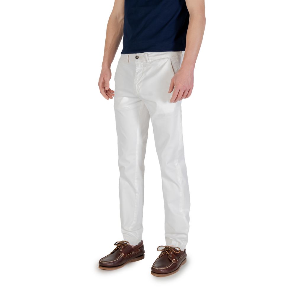 Borghese White Cotton Skinny Pants 1728,71956299936,Borghese,Clothing,IT44 | XS,IT46 | S,IT50 | L,IT52 | XL,IT54 | XXL,Men,New with tags,Pants - Clothing,Skinny Pants - Pants - Clothing,White