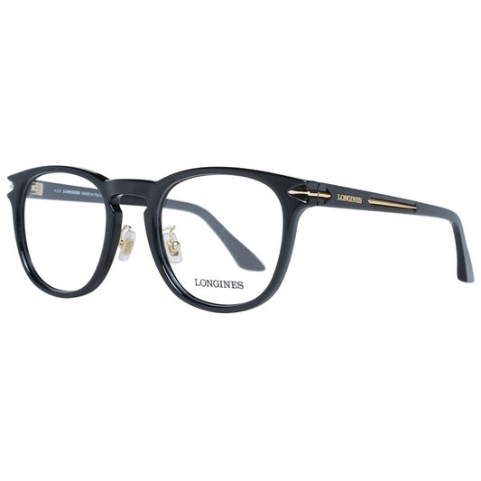 Longines Black Plastic Glasses (Frames)