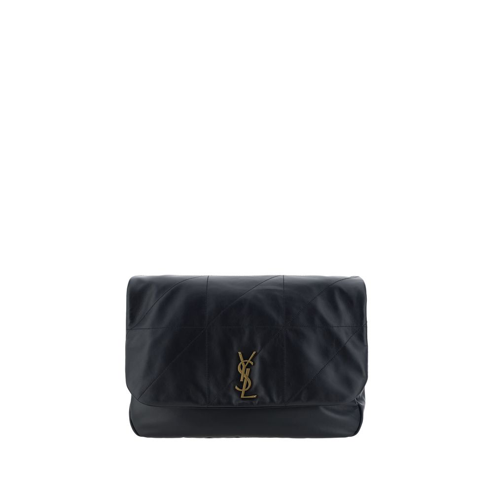 Front view with bag zipped and handles upright.