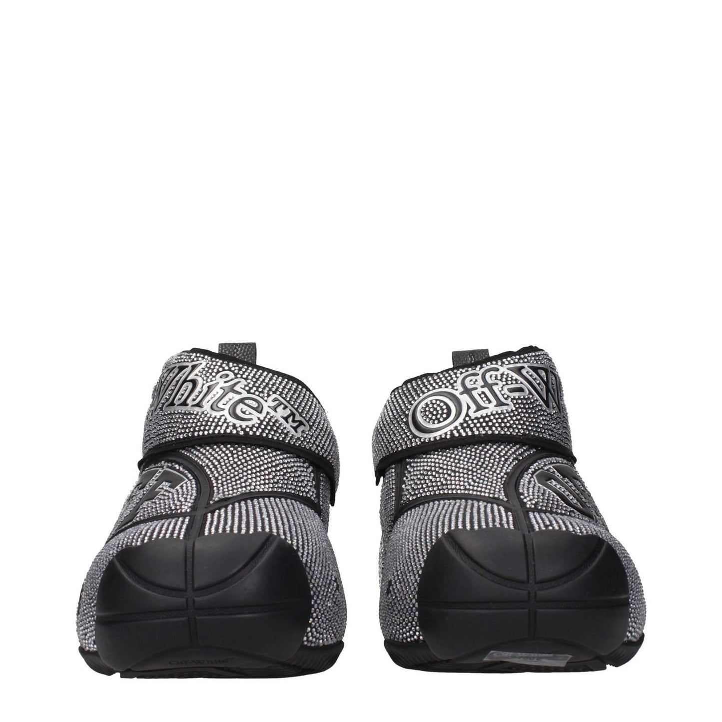 Off-White Black Cotton Sneakers