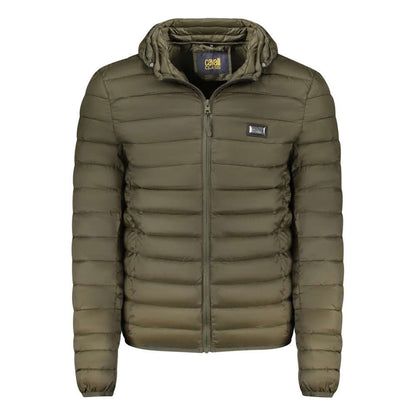 Cavalli Class Green Polyester Men Jacket