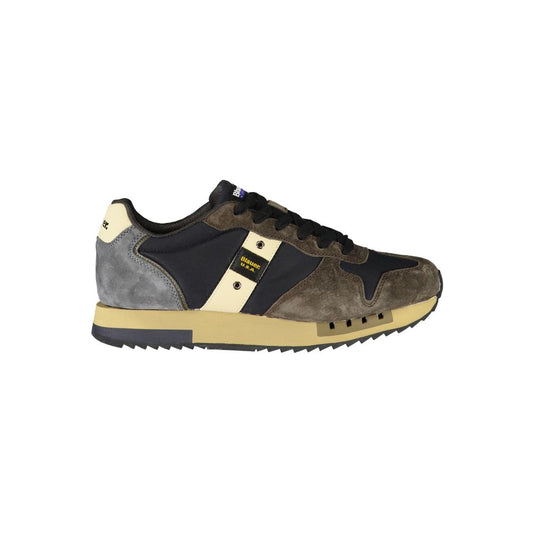 Blauer Blue Polyurethane Men Sneaker