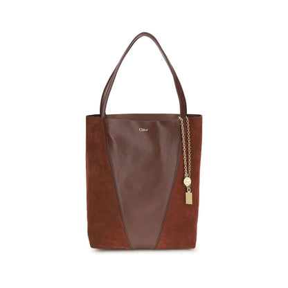 Chloé Brown Calf Leather Bos Taurus Shoulder Bag