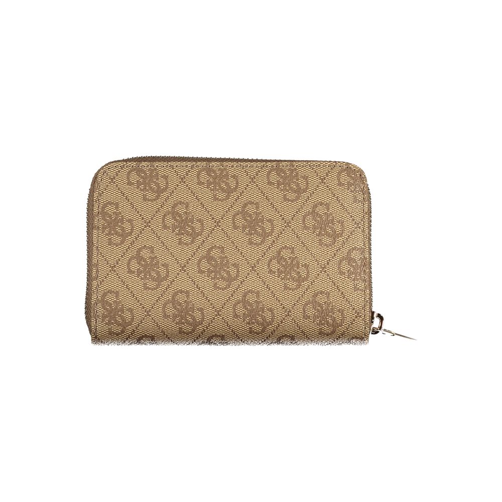 Guess Jeans Beige Polyethylene Women Wallet