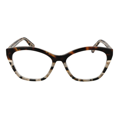Marciano by Guess Brown Acetate Glasses (Frames) for women, full-rim, rectangle style with demo lenses, brown acetate frame.