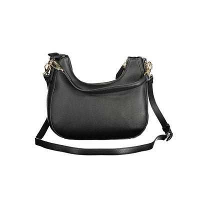 Mario Valentino Black Polyurethane Women Handbag