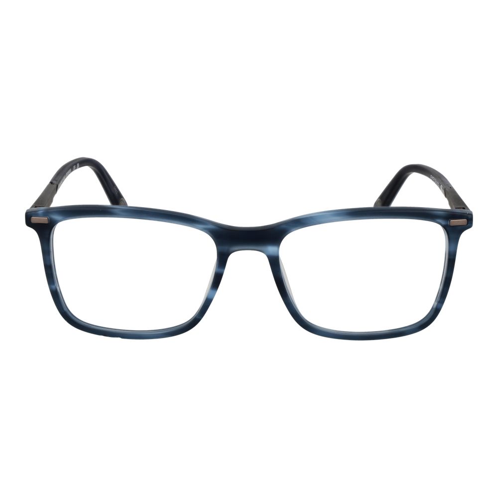 Land Rover Blue Acetate & Metal Glasses (Frames) with full-rim style and demo lenses, ideal for men, featuring spring hinges.