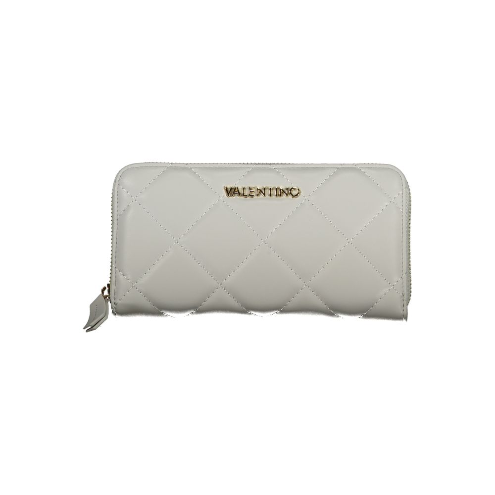 Mario Valentino Grey Polyurethane Women's Wallet
