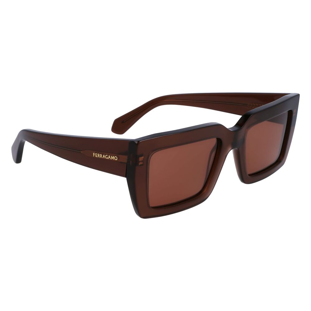Ferragamo Brown Acetate Sunglasses 1728,67434610848,Accessories,Brown,Ferragamo,Glasses and Sunglasses - Accessories,New with tags,Sunglasses - Glasses and Sunglasses - Accessories,Women