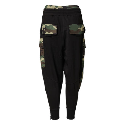 Dolce & Gabbana Multicolor Camouflage Cargo Jogger Men Pants
