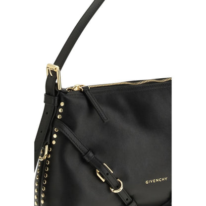 Givenchy Black Calf Leather Bos Taurus Shoulder Bag 1728,72470364320,Bags,Black,Givenchy,New with tags,Shoulder Bags - Bags,Women