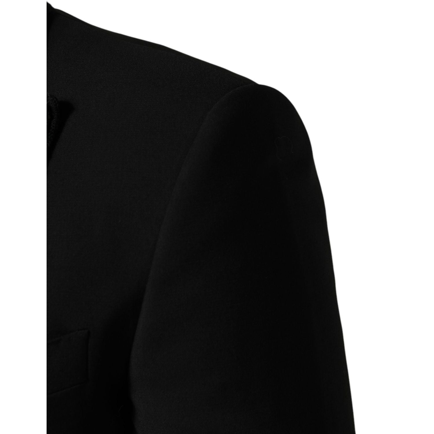 Dolce & Gabbana Dark Gray Wool Single Breasted 3 Piece Men Suit
