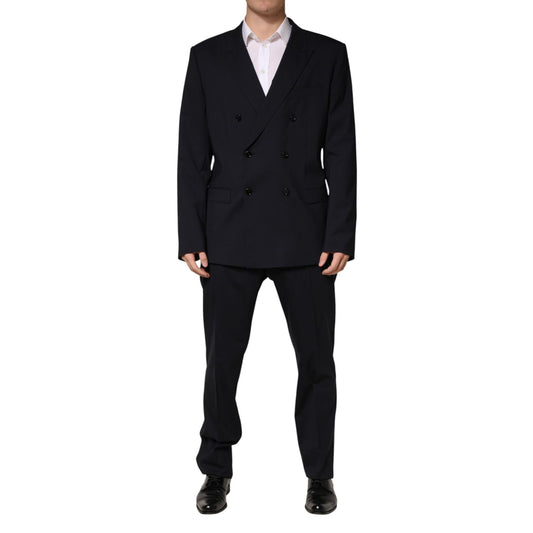 Dolce & Gabbana Blue MARTINI Double Breasted 2 Piece Suit