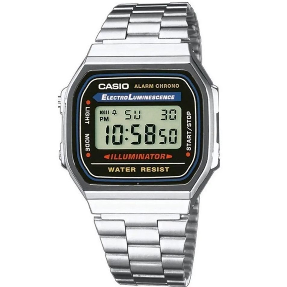 CASIO VINTAGE Mod. ICONIC - CLASSIC SILVER WATCHES
