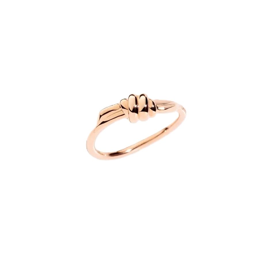 Elegant rose gold ring ANELLI DODO MOD. DAB9004KNOT00009R50 featuring a knot design