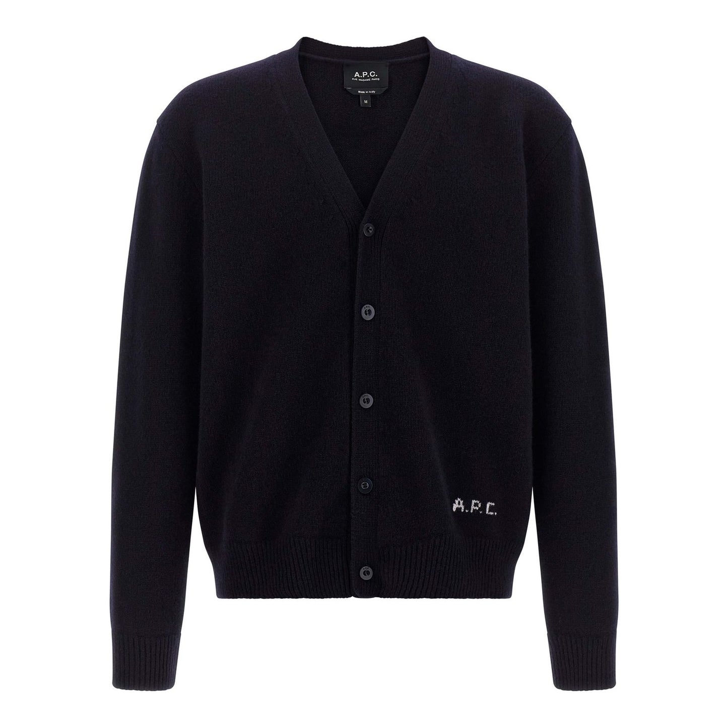 A.P.C. Blue Wool Cardigan