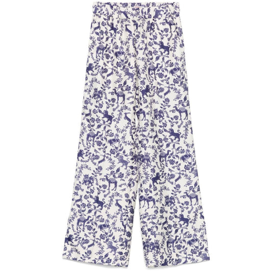 Alberto Biani printed trousers Trousers