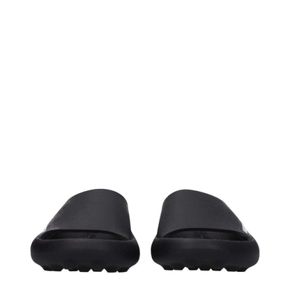 Ambush Black Cotton Slippers