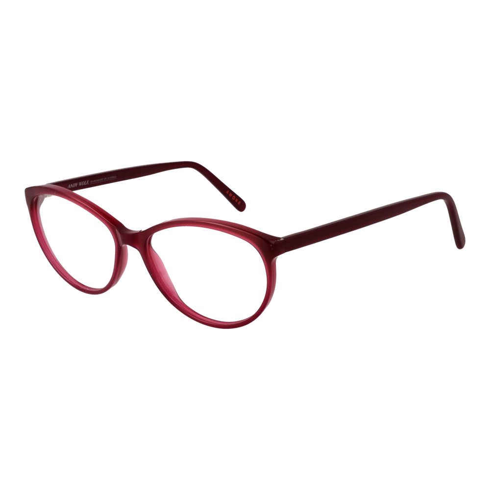Andy Wolf Purple Unisex Glasses Frame, full-rim acetate, oval style, with demo lenses, size 54-14-140.